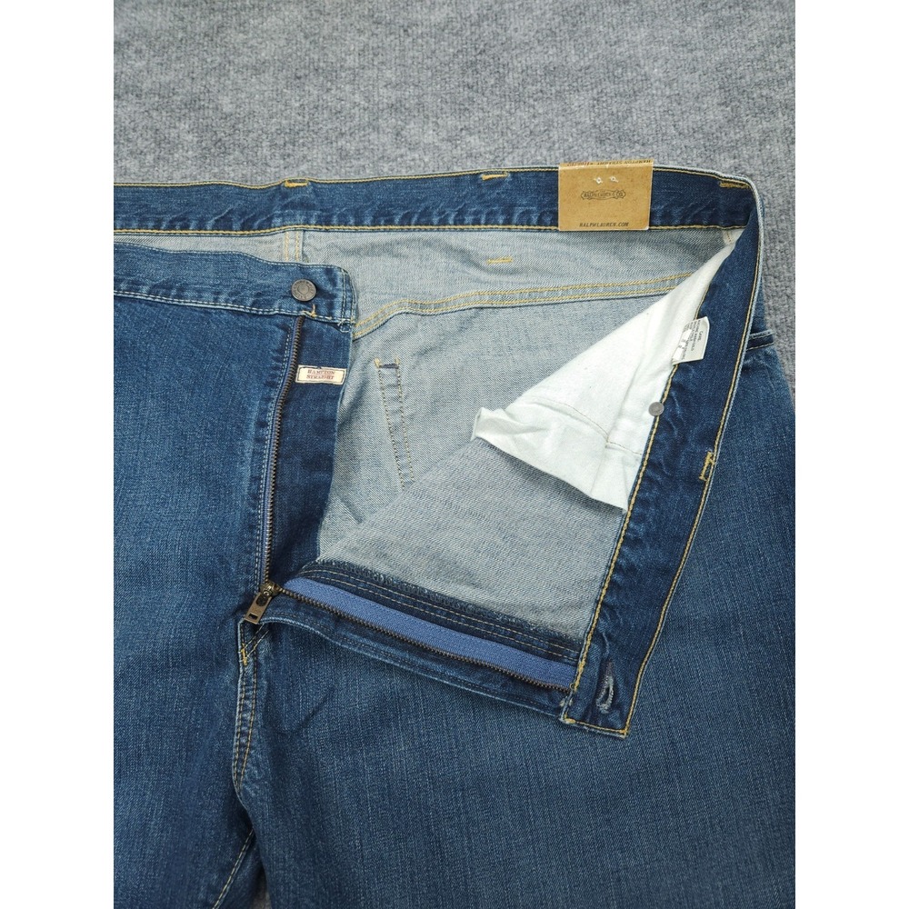 Polo Ralph Lauren Jeans Mens 48B x 32 Blue HAMPTON STRAIGHT Big Tall NWT - Picture 4 of 14